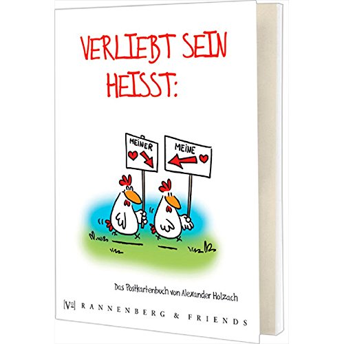 Rannenberg & Friends Postkartenbuch Verliebt sein heißt... 15 Karten, 15,5 x 11,5 cm, romantisch, Postkarte von Rannenberg & Friends