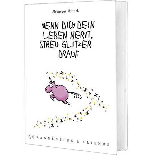 Streu Glitzer drauf - Postkartenbuch von Rannenberg & Friends