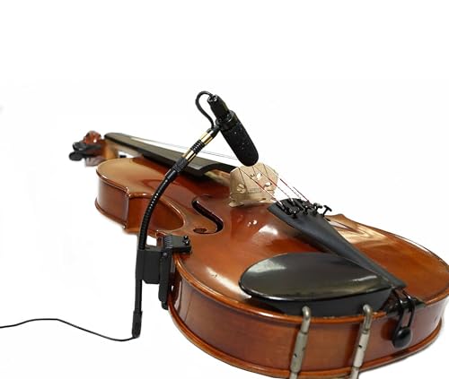 Rannsgeer PMMB19-LS-VL Musikinstrument Mikrofon mit Violine Clip von Rannsgeer