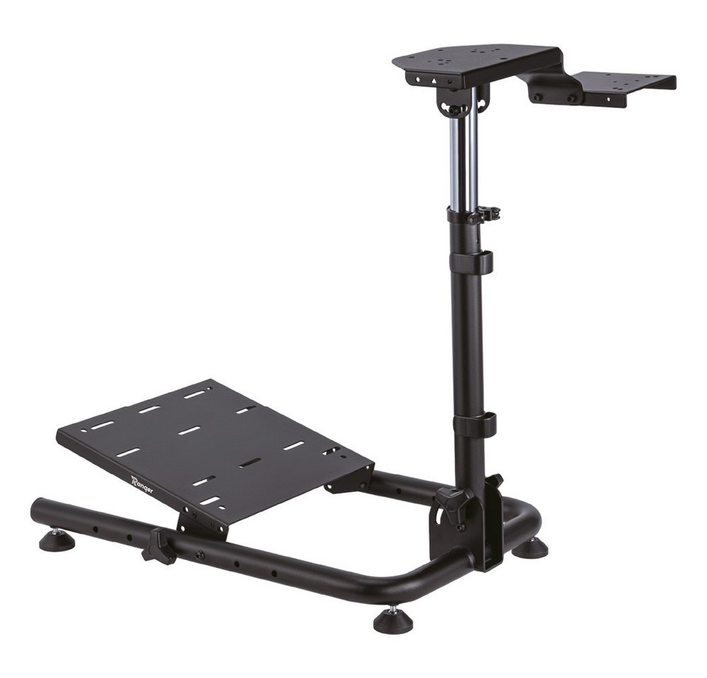 Ranqer Racing Wheel Stand Controller-Halterung, (Racing Lenkradständer - Höhe und Winkel einstellbar - Schwarz) von Ranqer