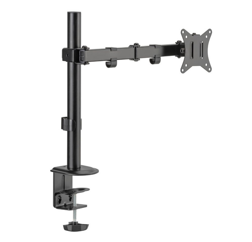 Ranqer Monitor Arm bis 32 Zoll Monitor-Halterung, (Single - 45° Neigung - 360° Drehung - Schwarz) von Ranqer