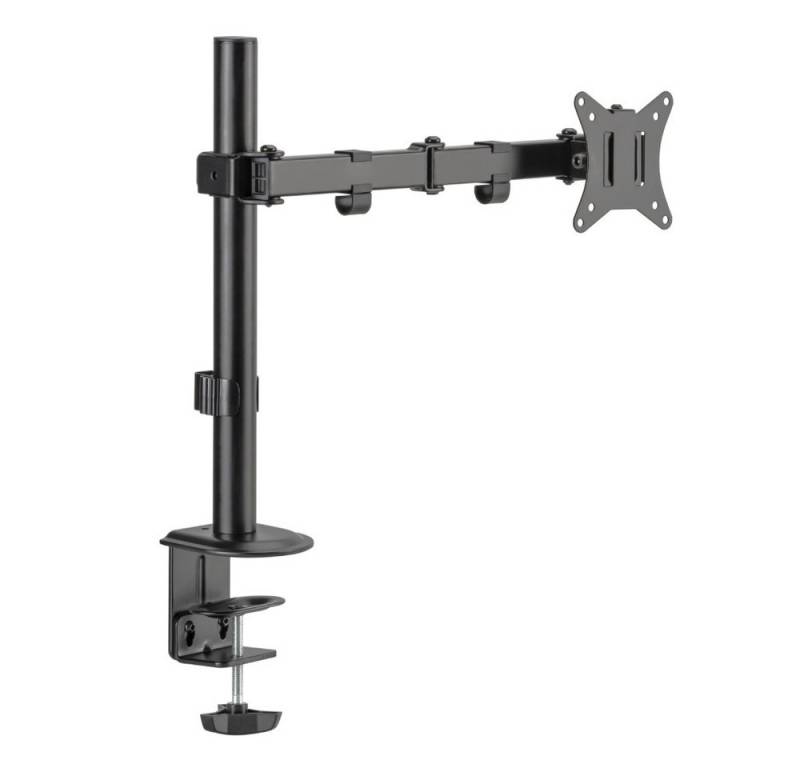 Ranqer Monitor Arm bis 32 Zoll Monitor-Halterung, (Single - 45° Neigung - 360° Drehung - Schwarz) von Ranqer