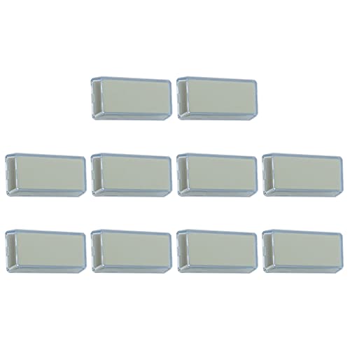 Ranuw Doppelschichtige Tastenkappen transparente Tastenkappen abnehmbare Büroklammern MX-Schalter abziehbare Tastenkappe Schutz transparente Tastenkappen 10 Stück von Ranuw