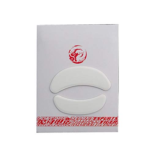 Ranuw Neuankömmling 1 Satz/Packung Verbesserte Tiger Gaming Mouse Skates Füße Für VAXEE ZYGEN NP-01 White Glides Edge Enhanced Mausfüße Ersatz von Ranuw
