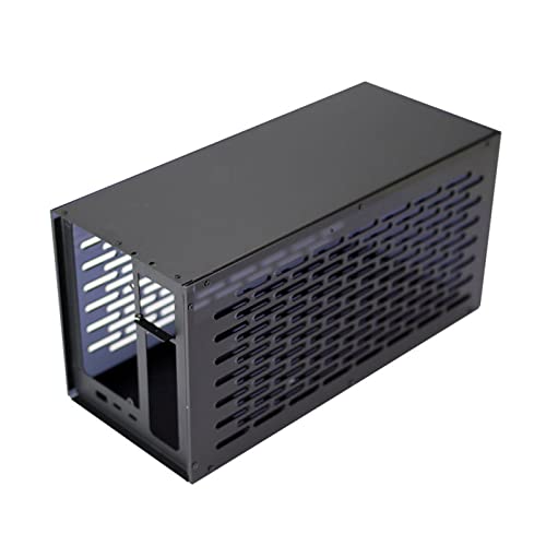 Ranuw TH3P4G3 Metallgehäuse, GPU-Dock-Gehäuse, unterstützt OLED-Display, Kühlung, Lüfter, Thunderbolt-kompatibel, unterstützt TH3P4G3, Thunderbolt-kompatibles GPU-Dock-Gehäuse, Metallrahmen, von Ranuw