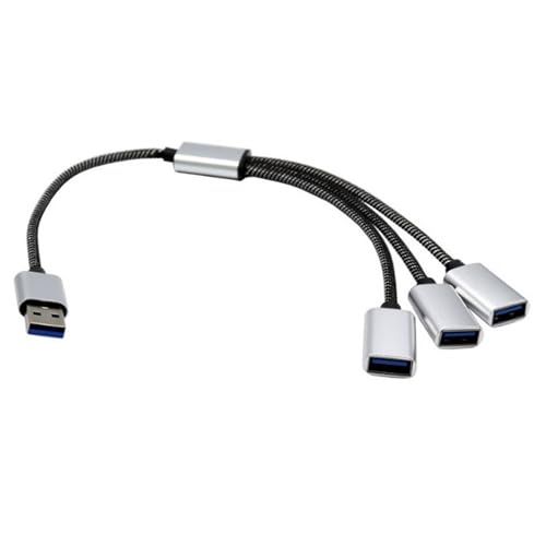 Ranuw USB Stecker auf 3/2 USB 2.0 Buchse Kabel Adapter USB OTG Splitter Kabel Konverter Mehrere Hub USB Splitter USB Power Charging Hub von Ranuw