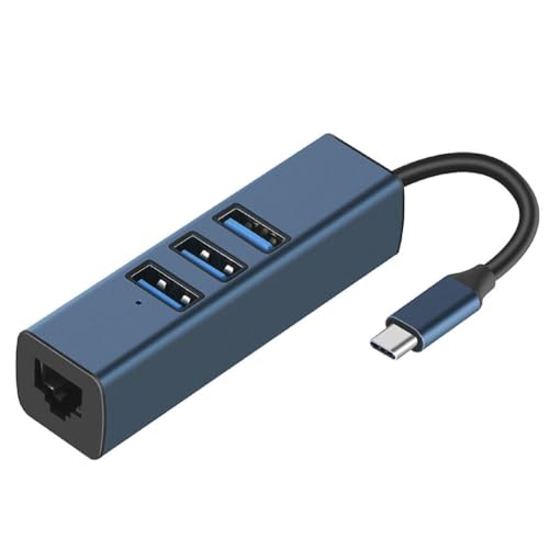 USB TypeC Ethernet USB auf RJ45 Hub 100M Ethernet Adapter Karte mit USB 3.0 2.0 Hub Treiber kostenlos für Laptop USB Ethernet Adapter Usbc für Laptop von Ranuw
