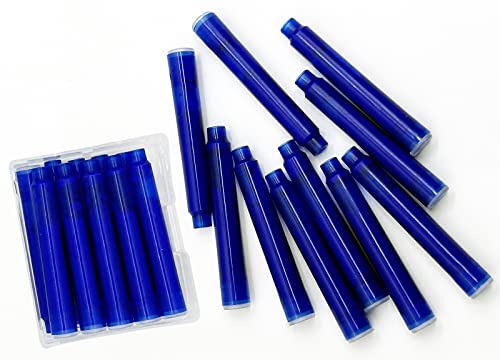 30 Stück Füllfederhalter Tinte Nachfüllmine Durchmesser 3,4 mm, 2 x 0,24 Zoll, für Kalligraphie-Stift feines Schreiben (löschbar) von Ranvi