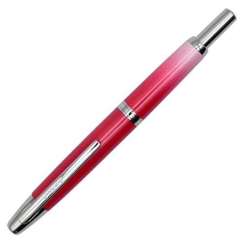 Ranvi Jinhao 10 Druckfüller, Metall-Druckfeder mit extra feiner Feder und Tintenkonverter (Pink) von Ranvi
