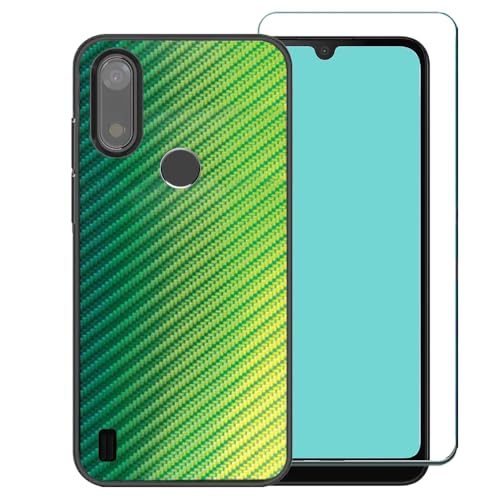 Ranyi NUU Handyhülle für NUU X6 Plus, mit Displayschutzfolie, buntes Farbverlauf, Wellenmuster, schlank, dünn, flexibler Schutz, Silikon-Gummi-Hülle, kompatibel mit NUU X6 Plus, Grün Ranyi NUU Handyhülle für NUU X6 Plus, mit Displayschutzfolie, buntes Farbverlauf, Wellenmuster, schlank, dünn, flexibler Schutz, Silikon-Gummi-Hülle, kompatibel mit NUU X6 Plus, Grün von Ranyi