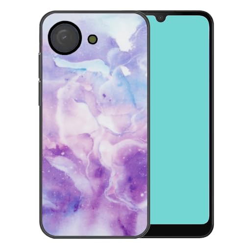 Ranyi Nuu Schutzhülle für NUU Mobile X7 Plus S6601L, Himmelsmarmor-Muster, ultradünn, flexibel, dünn, TPU-Silikongummi, Mädchen, Frauen, Marmor-Schutzhülle für NUU Mobile X7 Plus S6601L 2024, Violett Ranyi Nuu Schutzhülle für NUU Mobile X7 Plus S6601L, Himmelsmarmor-Muster, ultradünn, flexibel, dünn, TPU-Silikongummi, Mädchen, Frauen, Marmor-Schutzhülle für NUU Mobile X7 Plus S6601L 2024, Violett von Ranyi