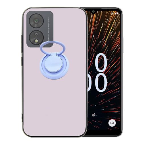 Ranyi Schutzhülle für Boost Celero5G SC, Celero 5G SC, schlanke, flexible solide TPU-Hülle mit 360° drehbarem Ringhalter, Kickstand, Silikonhülle für Boost Celero5G SC (SC Version), Lila von Ranyi