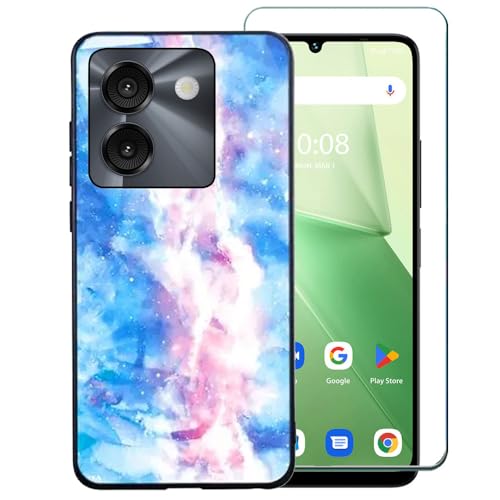 Ranyi Schutzhülle für FOXXD MIRO A67 S67 C67 mit Displayschutzfolie, Marmor-Design, schlank, dünn, flexibel, TPU, stoßdämpfend, Silikon-Gummi, Schutzhülle für Foxx FOXXD MIRO A67 S67 C67 5G, 17,1 cm von Ranyi
