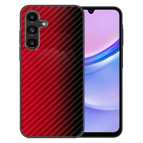 Ranyi Schutzhülle für Gabb Phone 4 Pro, buntes Farbverlauf, Wellenmuster, schmal, dünn, flexibel, TPU, stoßdämpfend, Silikon-Gummi-Hülle, kompatibel mit Gabb Phone 4 Pro (2024) 16,5 cm (6,5 Zoll), Rot von Ranyi