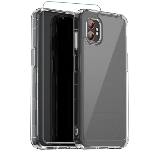 Ranyi Schutzhülle für Galaxy XCover7 Pro mit Displayschutzfolie, Galaxy XCover 7 Pro, transparente Rückseite, flexibler Silikon-Stoßfänger, unterstützt kabelloses Laden, schlank und leicht Ranyi Schutzhülle für Galaxy XCover7 Pro mit Displayschutzfolie, Galaxy XCover 7 Pro, transparente Rückseite, flexibler Silikon-Stoßfänger, unterstützt kabelloses Laden, schlank und leicht von Ranyi