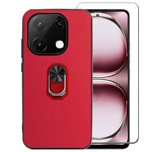 Ranyi Schutzhülle für UMIDIGI Note 100 / Note 100A mit Displayschutzfolie, schlanke, dünne TPU-Hülle und um 360° drehbarer Ringhalter, Ständer, Silikon-Schutzhülle für UMIDIGI Note 100 5G/Note 100A Ranyi Schutzhülle für UMIDIGI Note 100 / Note 100A mit Displayschutzfolie, schlanke, dünne TPU-Hülle und um 360° drehbarer Ringhalter, Ständer, Silikon-Schutzhülle für UMIDIGI Note 100 5G/Note 100A von Ranyi