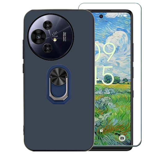 Ranyi TCL 50 NxtPaper Schutzhülle mit Displayschutzfolie, TCL 50 Pro NxtPaper Hülle, flexible schlanke TPU-Hülle und 360° drehbarer Ringhalter Kickstand Silikonhülle für TCL 50/50 Pro NxtPaper 5G Ranyi TCL 50 NxtPaper Schutzhülle mit Displayschutzfolie, TCL 50 Pro NxtPaper Hülle, flexible schlanke TPU-Hülle und 360° drehbarer Ringhalter Kickstand Silikonhülle für TCL 50/50 Pro NxtPaper 5G von Ranyi