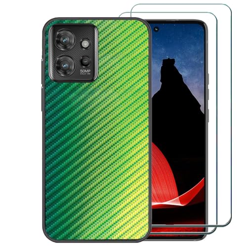 Ranyi Schutzhülle für Motorola ThinkPhone mit Displayschutzfolie, buntes Farbverlauf, Wellenmuster, schmal, dünn, flexibel, Silikon, Gummi, Grün Ranyi Schutzhülle für Motorola ThinkPhone mit Displayschutzfolie, buntes Farbverlauf, Wellenmuster, schmal, dünn, flexibel, Silikon, Gummi, Grün von Ranyi