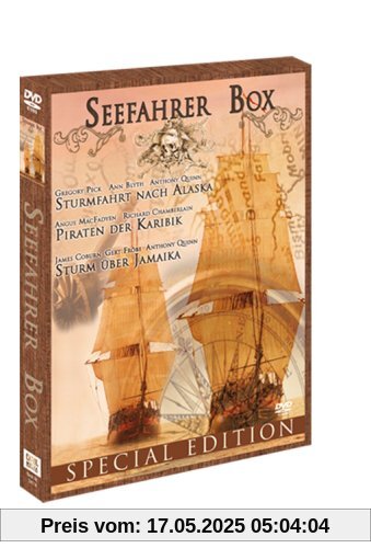 Seefahrer Box: Piraten der Karibik / Sturm über Jamaika / Sturm nach Alaska (Holzbox) [2 DVDs] von Raoul Walsh