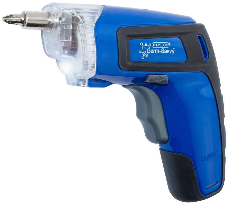 RAPESCO Akkuschrauber, 3,6 V, antibakteriell, blau RAPESCO Akkuschrauber, 3,6 V, antibakteriell, blau von Rapesco