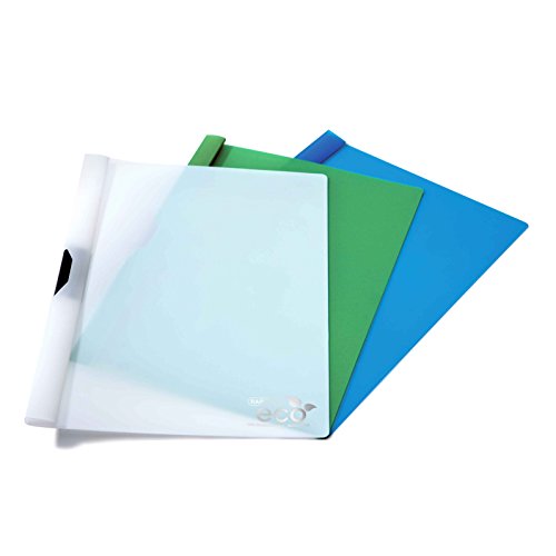 Rapesco 1100 ECO Klemmhefter, A4, Sortierte Farben, 10er Pack von Rapesco