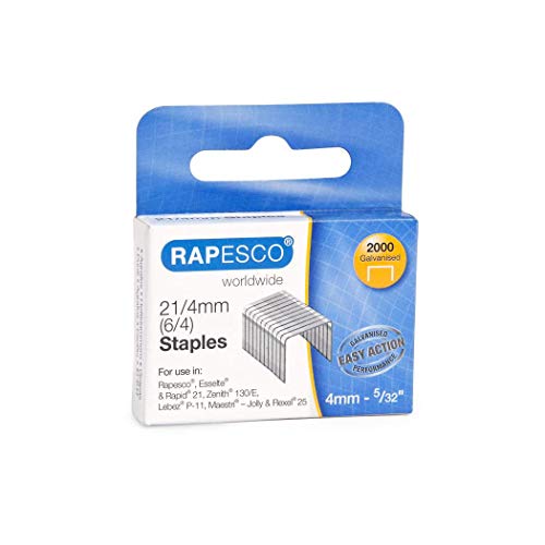 Rapesco 1367 21/4mm verzinkte Heftklammern, 2000 Stück Rapesco 1367 21/4mm verzinkte Heftklammern, 2000 Stück von Rapesco