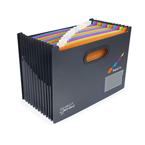 Rapesco 1489 Germ-Savvy Antibakteriell, SupaFile A4-Dokumentenmappe mit 13 erweiterbaren Fächern, Querformat, freistehend Rapesco 1489 Germ-Savvy Antibakteriell, SupaFile A4-Dokumentenmappe mit 13 erweiterbaren Fächern, Querformat, freistehend von Rapesco