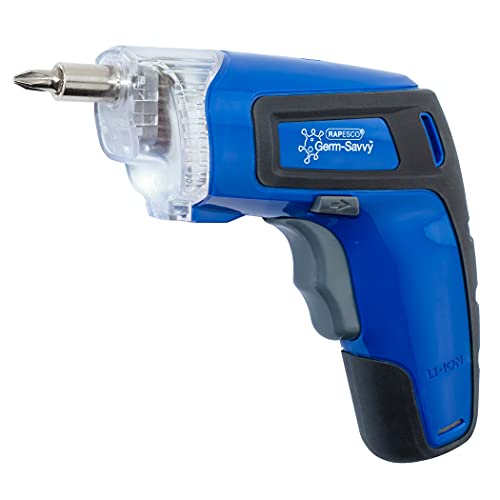 Rapesco 1640 Germ-Savvy Antibakteriell, 3,6 V-Akkuschraubendreher, Blau Rapesco 1640 Germ-Savvy Antibakteriell, 3,6 V-Akkuschraubendreher, Blau von Rapesco