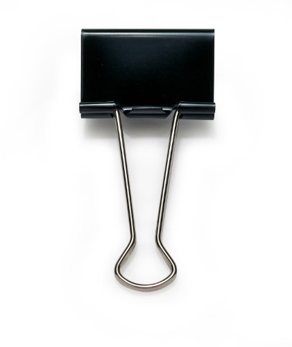 Rapesco Foldback-Clip, 32 mm, Schwarz, 100 Stück von Rapesco