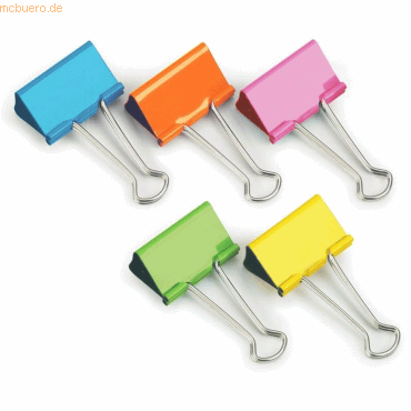 Rapesco Foldback-Klammern 41mm farbig sortiert VE=10 Stück Rapesco Foldback-Klammern 41mm farbig sortiert VE=10 Stück von Rapesco