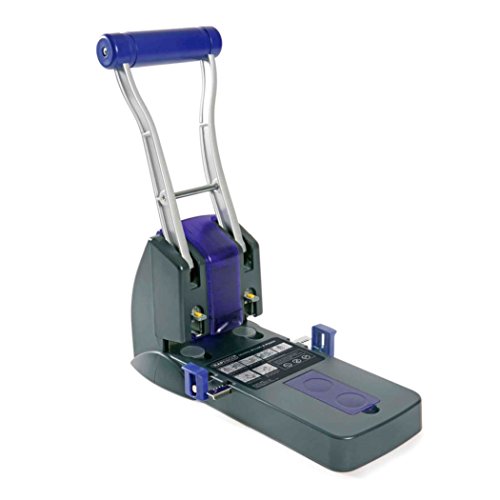 Rapesco PF220AP1 ECO P2200 2-Fach-Kraftlocher, 150 Blatt Stanzkapazität, Schwarz/Violett von Rapesco