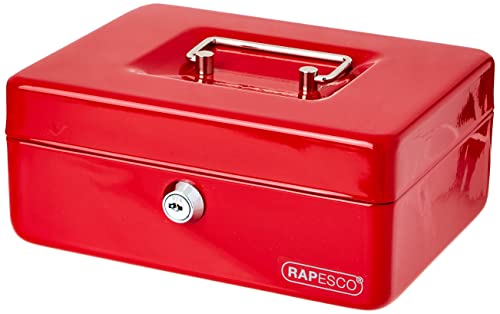 Rapesco SB0008R1 Geldkassette, 20cm, Rot von Rapesco