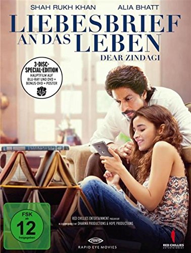Liebesbrief an das Leben - Dear Zindagi (Limitierte Special Edition mit Poster) [Blu-Ray] [DVD] von Rapid Eye Movies