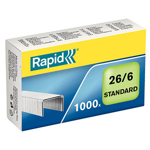 1.000 Rapid Heftklammern Standard 26/6 von Rapid