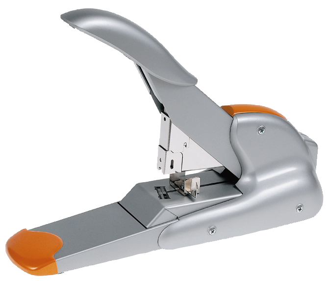 Rapid Blockheftgerät Supreme DUAX, silber/orange Rapid Blockheftgerät Supreme DUAX, silber/orange von Rapid