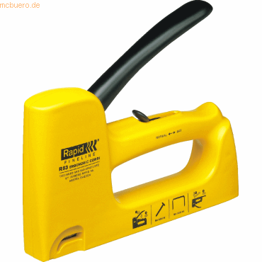 Rapid Handtacker R83E Kunststoff in Blisterverpackung gelb Rapid Handtacker R83E Kunststoff in Blisterverpackung gelb von Rapid