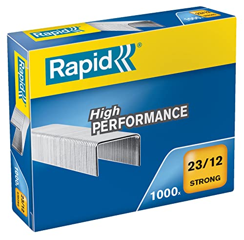 Rapid Heftklammern (23/12 mm, Strong, verzinkt) 1000 Stück von Rapid