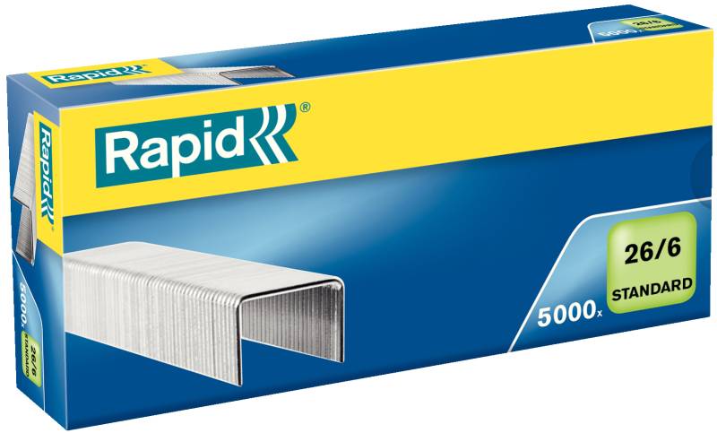 Rapid Heftklammern Standard 23/6, galvanisiert von Rapid