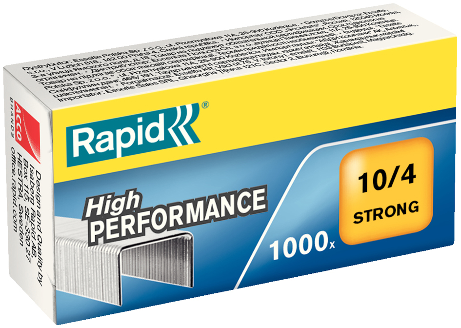 Rapid Heftklammern Strong 10/4, galvanisiert von Rapid