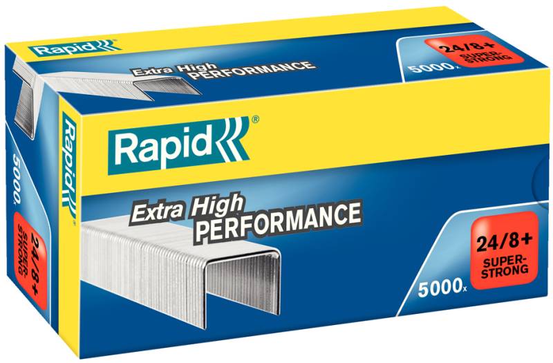 Rapid Heftklammern Super Strong 66/8+, galvanisiert von Rapid