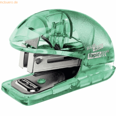 Rapid Miniheftgerät Colour'Ice F4 10 Blatt Blister transparent grün Rapid Miniheftgerät Colour'Ice F4 10 Blatt Blister transparent grün von Rapid