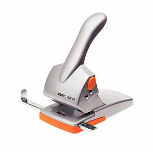 Rapid Registraturlocher HDC65 silber, orange von Rapid