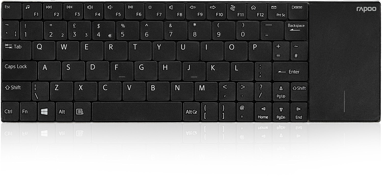 E2710 Kabellose Tastatur schwarz von Rapoo