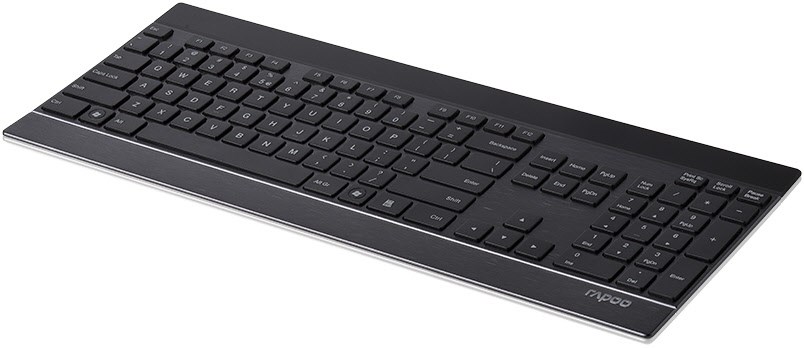 E9270P Kabellose Tastatur schwarz von Rapoo