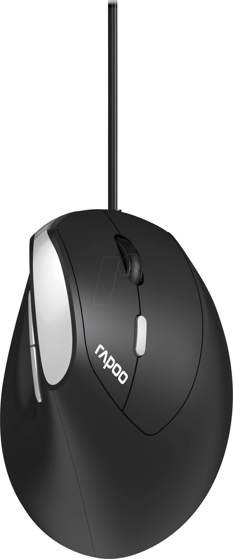 RAPOO EV200 SW - Maus (Mouse), Kabel, USB, ergonomisch, schwarz von Rapoo