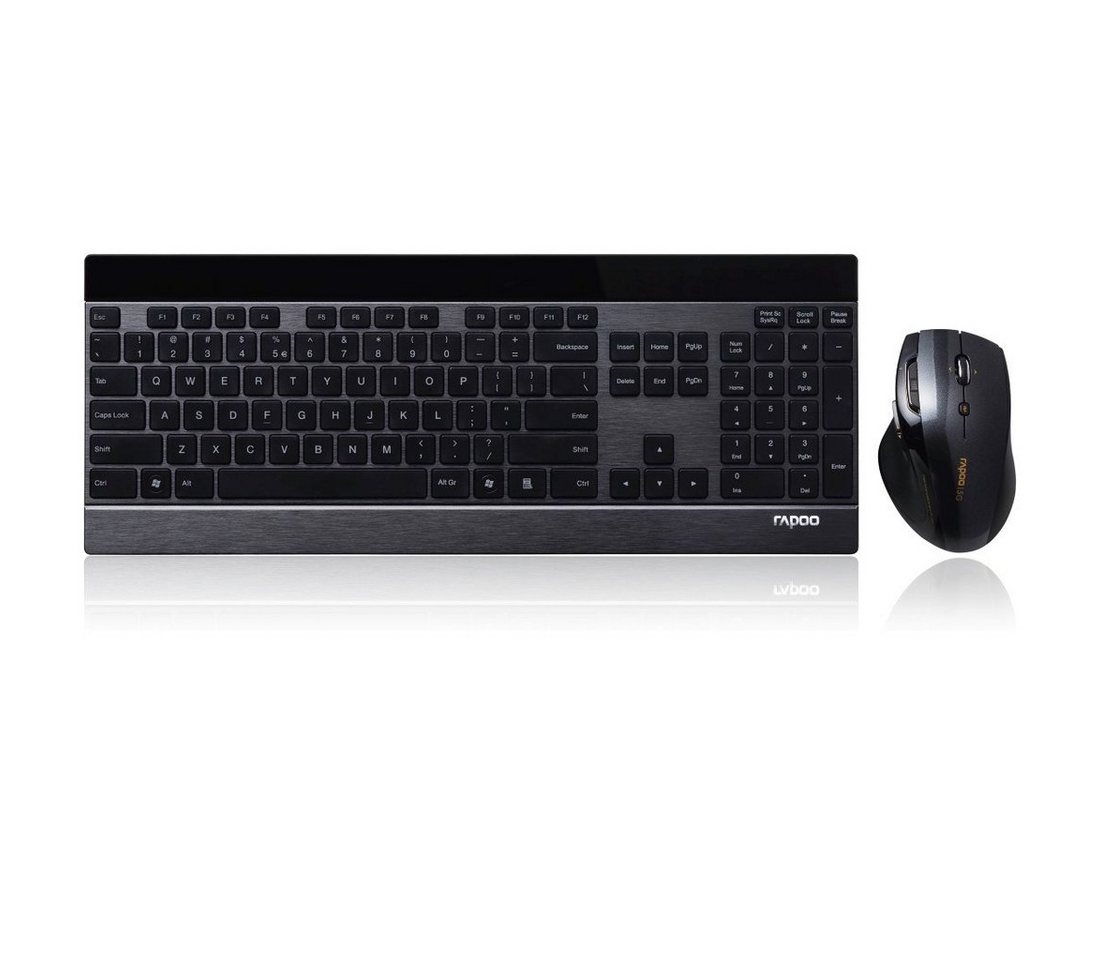 Rapoo 8900P kabelloses Tastatur-Maus-Set, 5 GHz Wireless Verbindung 1600 DPI Tastatur- und Maus-Set Rapoo 8900P kabelloses Tastatur-Maus-Set, 5 GHz Wireless Verbindung 1600 DPI Tastatur- und Maus-Set von Rapoo