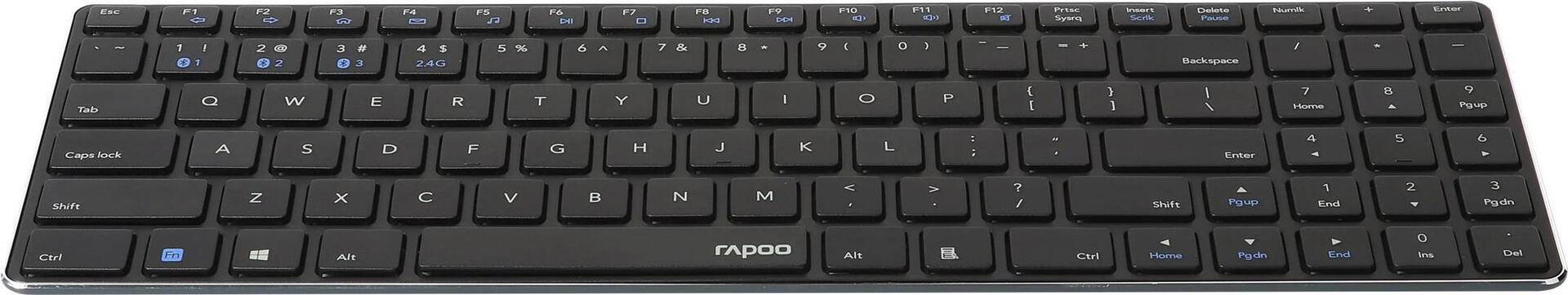 Rapoo E9100M Tastatur RF Wireless QWERTZ Schwarz (18744) von Rapoo