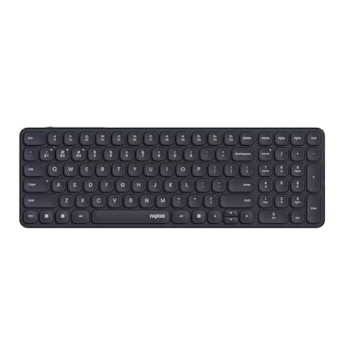 Rapoo E9310M kabelloses Tastatur Wireless Keyboard bis zu 12 Monate Batterielaufzeit flaches Aluminium Design DE-Layout QWERTZ PC & Mac - schwarz Rapoo E9310M kabelloses Tastatur Wireless Keyboard bis zu 12 Monate Batterielaufzeit flaches Aluminium Design DE-Layout QWERTZ PC & Mac - schwarz von Rapoo