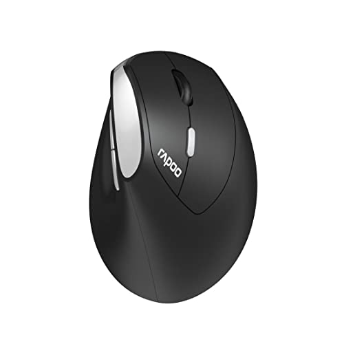 Rapoo EV250 Kabellose ergonomische Maus, schwarz von Rapoo