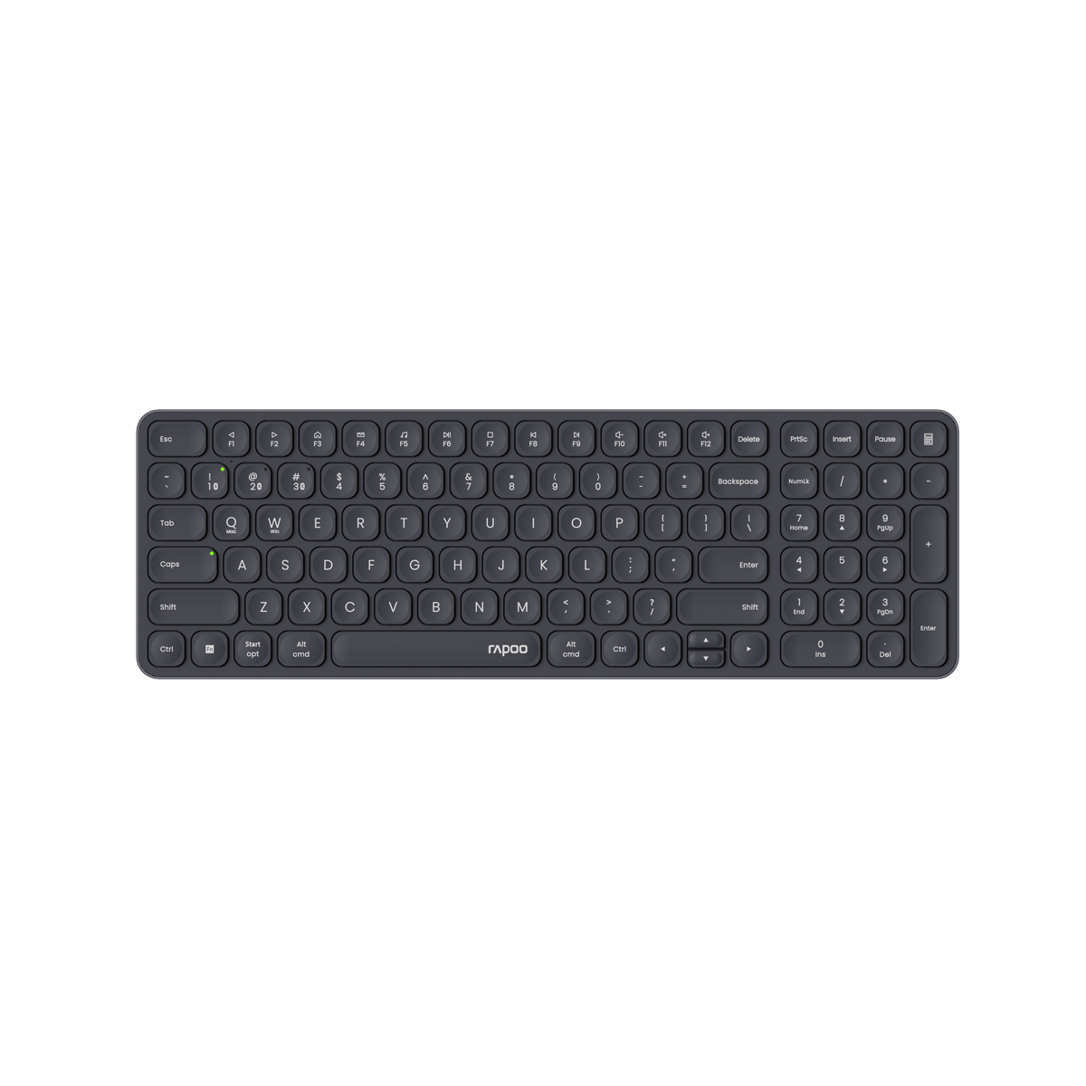 Rapoo Kabellose, ultraflache Multi-Mode-Tastatur "E9310M", schwarz, QWERTZ DE, 2,4 GHz, Bluetooth 4.0, Bluetooth 5.0, Nano-USB-Empfänger, Bis zu 10 m Rapoo Kabellose, ultraflache Multi-Mode-Tastatur "E9310M", schwarz, QWERTZ DE, 2,4 GHz, Bluetooth 4.0, Bluetooth 5.0, Nano-USB-Empfänger, Bis zu 10 m von Rapoo
